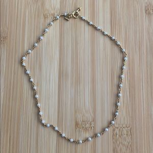 Temple St. Clair 18 kt gold and pearl necklace